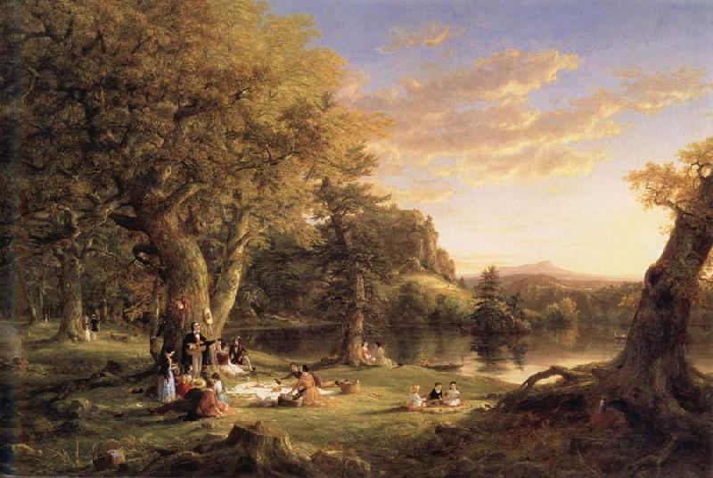 Thomas Cole A Pic-Nic Party Germany oil painting art